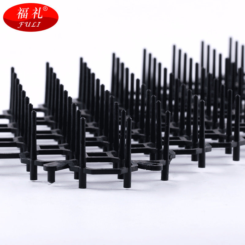 Direct supply of long 49*14cm black cat-proof, windproof and cat-proof net for gardening pets and cat stings