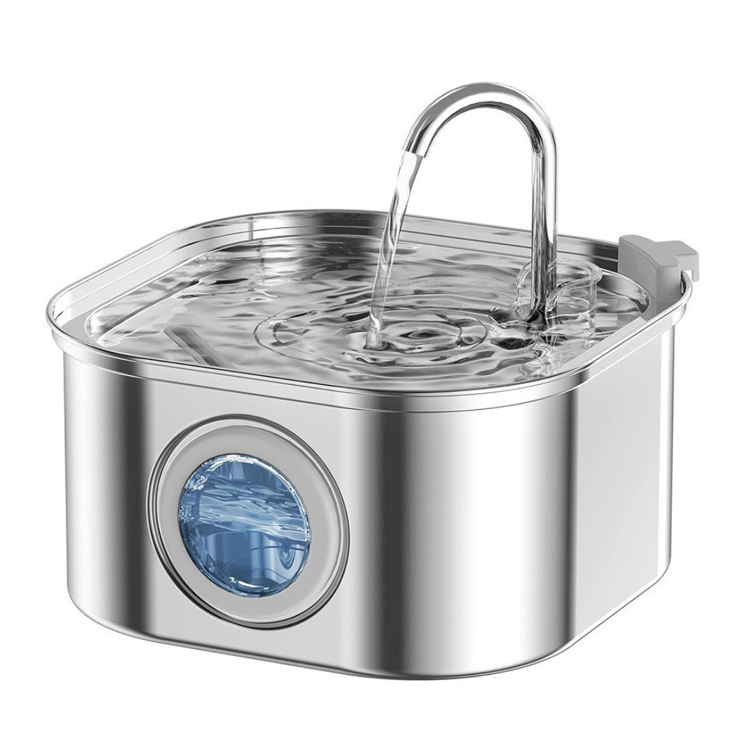 Der einzige Trinkbrunnen mit 3-Stufen Edelstahlfilter – Tierärzte empfehlen HydraFlow!