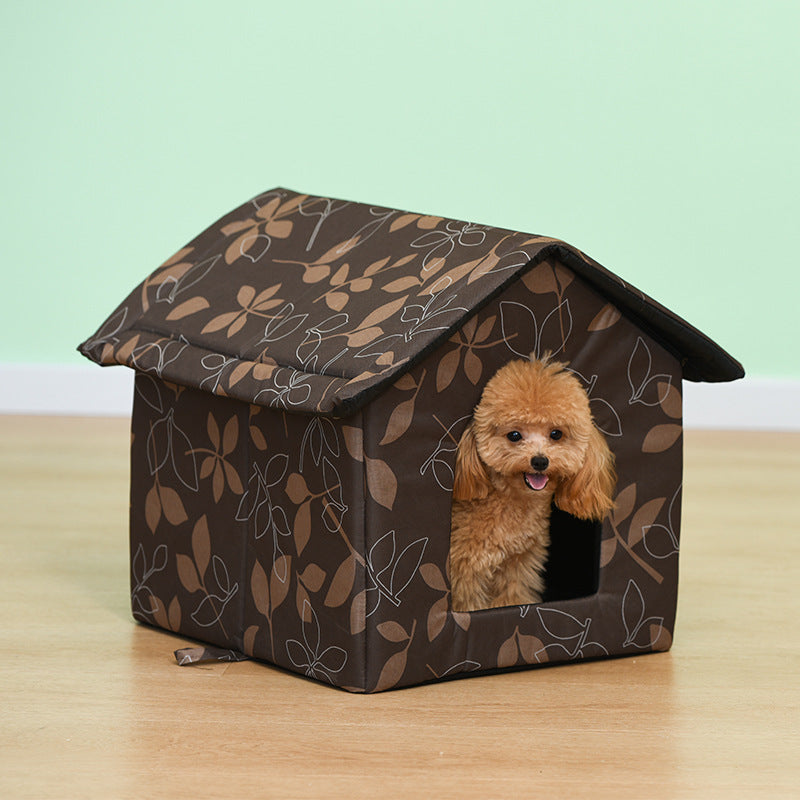 Outdoor-Katzenklo mit abnehmbarem Hundebett – Hygienisch & vielseitig!