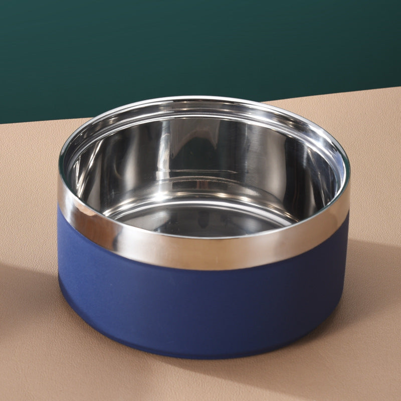 Premium Doppel Edelstahl Napf für Hunde & Katzen – Rutschfest & Kippsicher