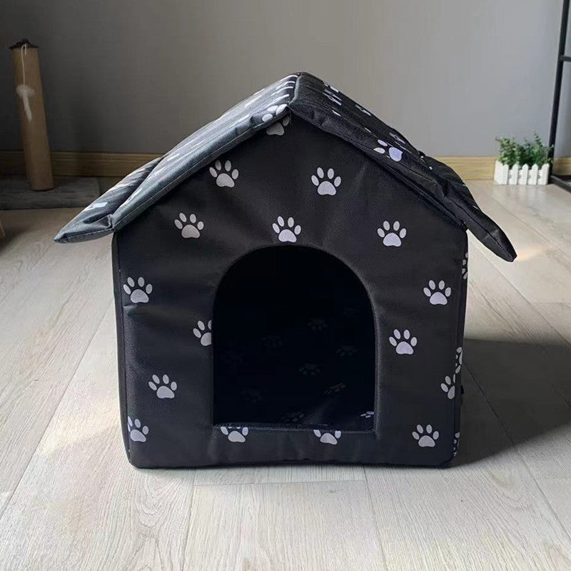 Outdoor-Katzenklo mit abnehmbarem Hundebett – Hygienisch & vielseitig!