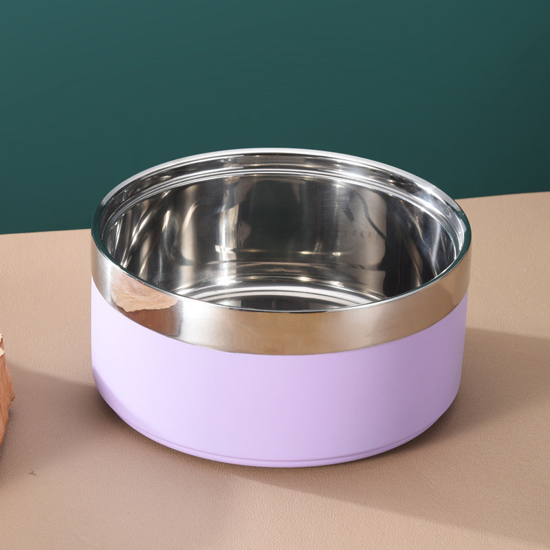 Premium Doppel Edelstahl Napf für Hunde & Katzen – Rutschfest & Kippsicher