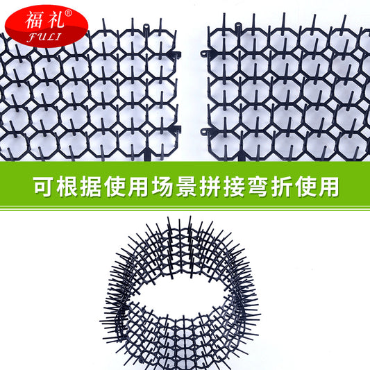 Direct supply of long 49*14cm black cat-proof, windproof and cat-proof net for gardening pets and cat stings