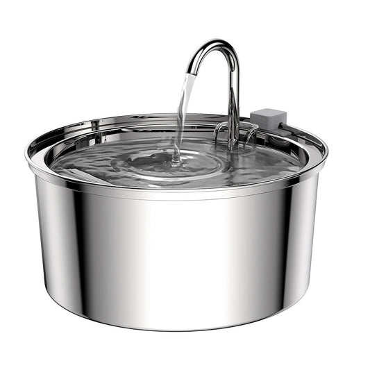 Der einzige Trinkbrunnen mit 3-Stufen Edelstahlfilter – Tierärzte empfehlen HydraFlow!
