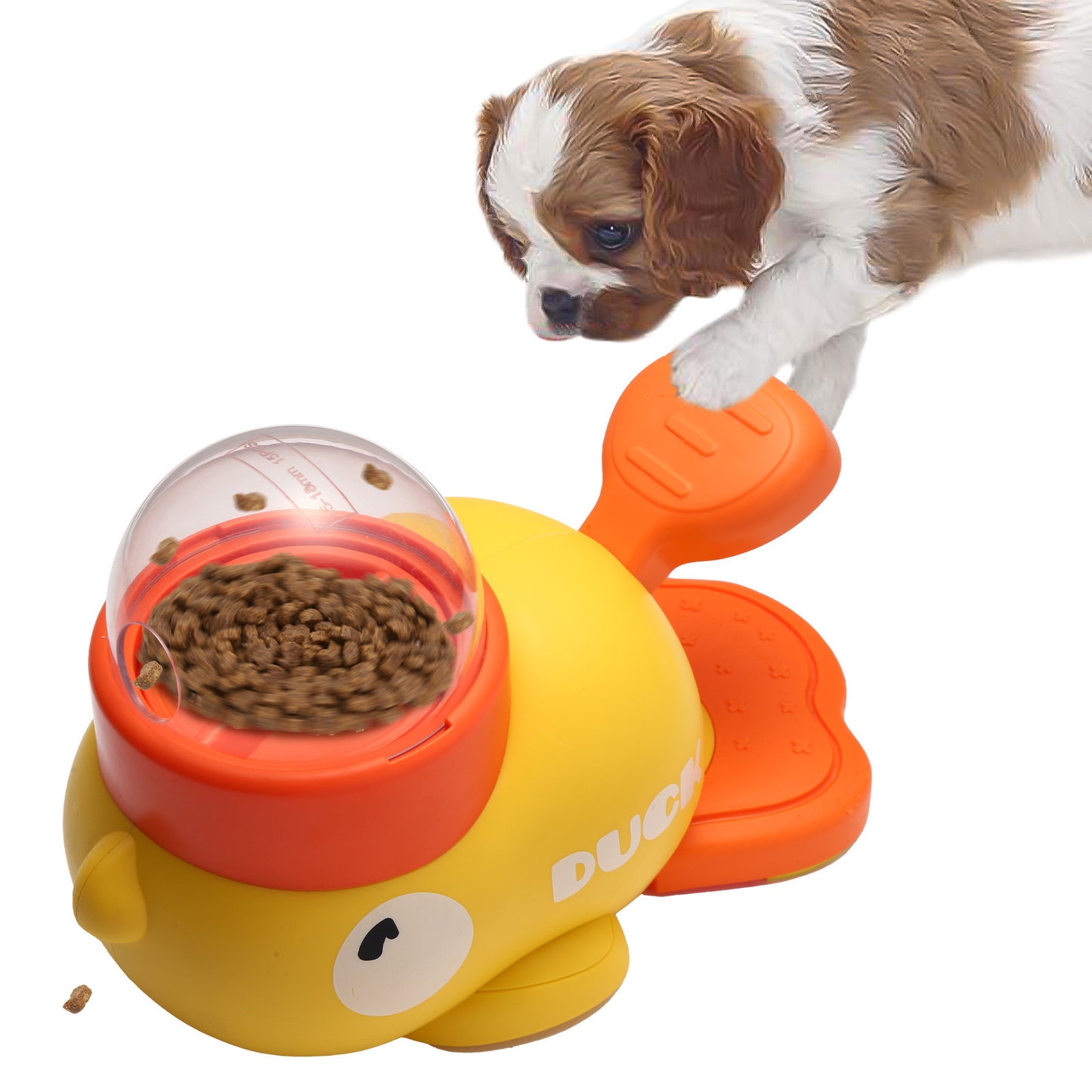 Bringen Sie Spaß und Komfort in die Fütterungszeit mit dem Little Yellow Duck Pet Feeder dem ultimativen interaktiven Futterspiel