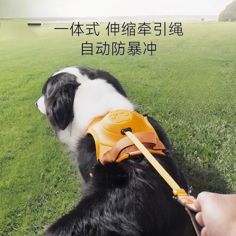 Revolutionäre Hunde-Sicherheitslösung: Integriertes Geschirr mit flexibler Rollleine!