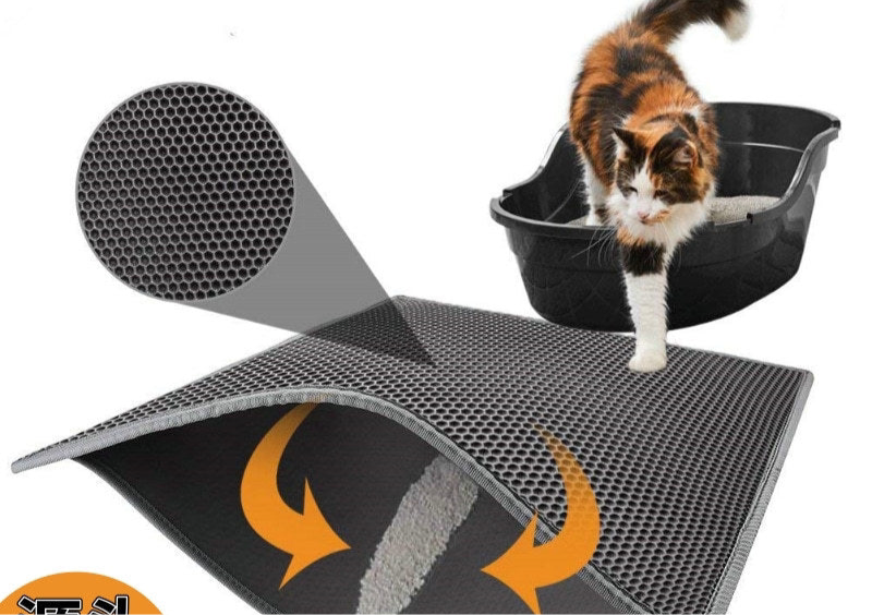 Halten Sie Ihre Böden makellos mit der CleanPaws Purrfect Streu-Matte