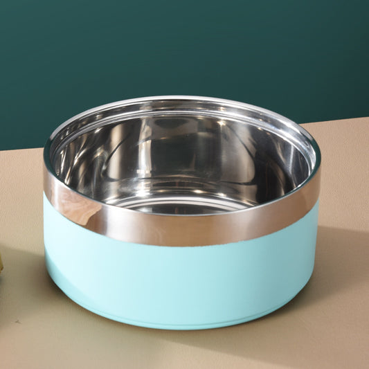 Premium Doppel Edelstahl Napf für Hunde & Katzen – Rutschfest & Kippsicher