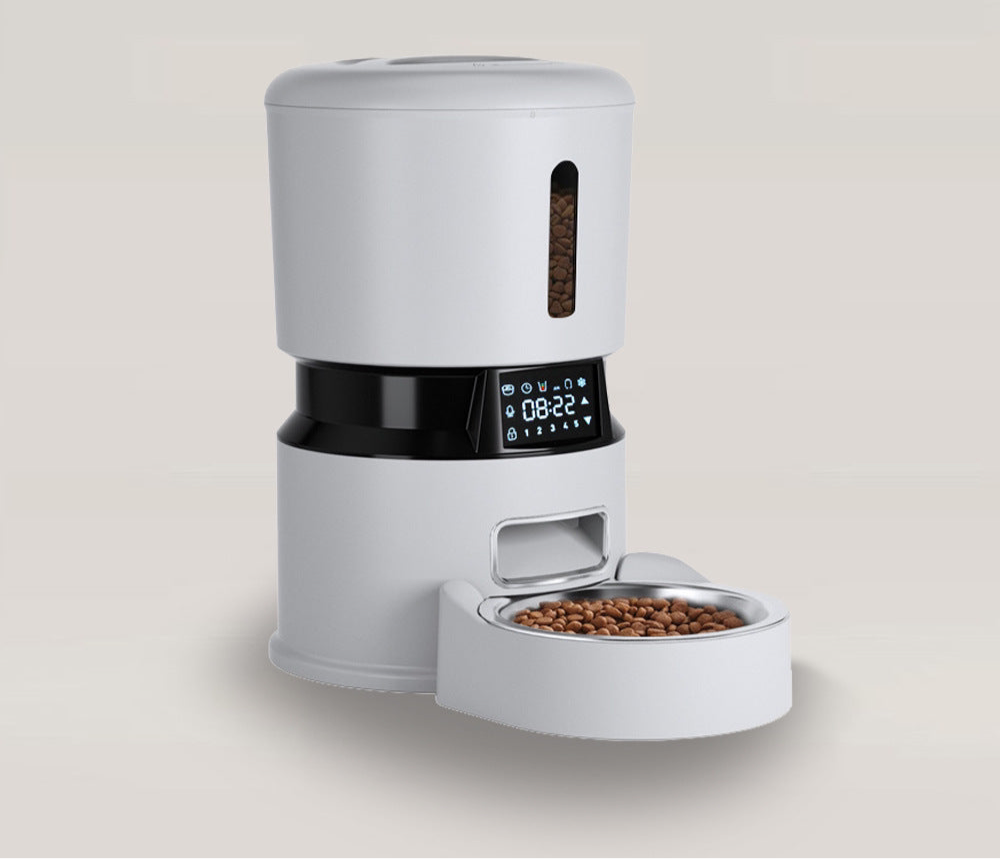 Revolutionärer Automatischer Haustierfütterer mit Weitwinkel-HD-Kamera