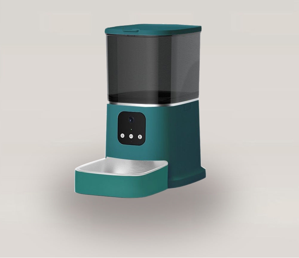 Revolutionärer Automatischer Haustierfütterer mit Weitwinkel-HD-Kamera