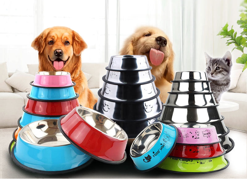 Premium Edelstahl Napf für Hunde & Katzen – Rutschfest & Hygienisch!