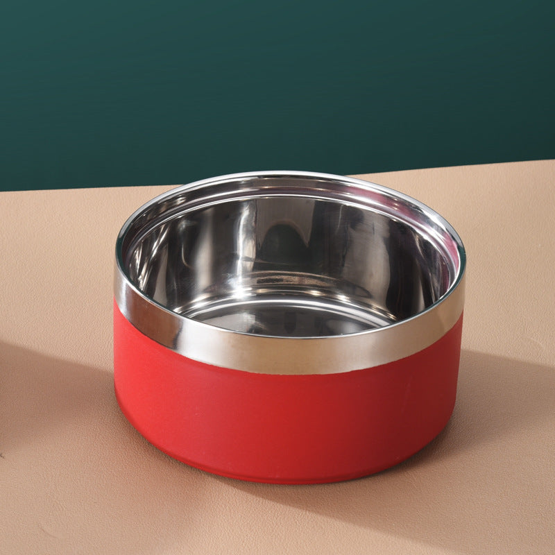 Premium Doppel Edelstahl Napf für Hunde & Katzen – Rutschfest & Kippsicher