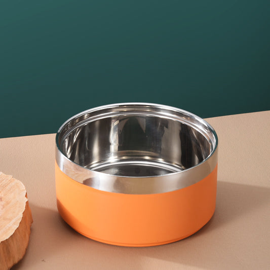 Premium Doppel Edelstahl Napf für Hunde & Katzen – Rutschfest & Kippsicher