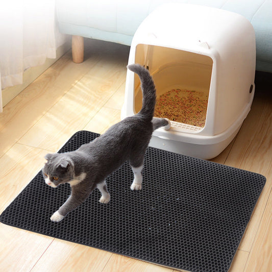 Halten Sie Ihre Böden makellos mit der CleanPaws Purrfect Streu-Matte
