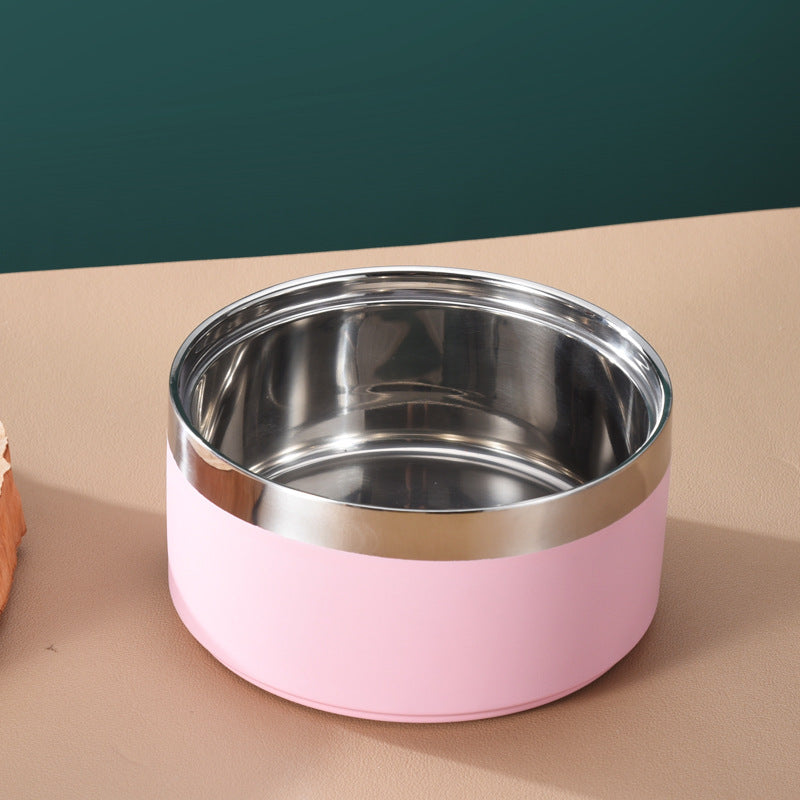 Premium Doppel Edelstahl Napf für Hunde & Katzen – Rutschfest & Kippsicher